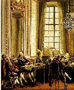 Pehr Hillestrom conversation pa drottningholm china oil painting reproduction